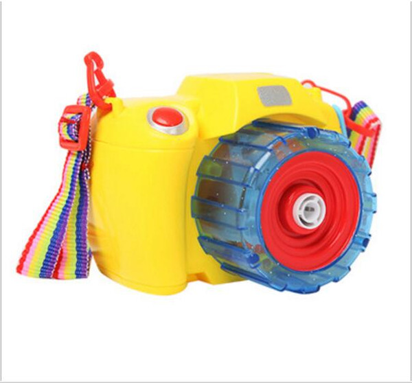 100pcs/ Blowing Bubble Camera With Light Music Electric blow Bubble Gun Kid Water toys Bubble Machine