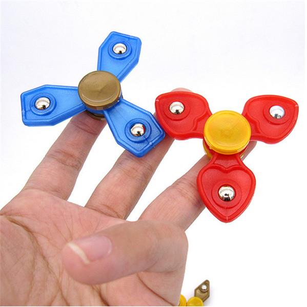 Kids Hand Fidget Spinner children Handspinner EDC Triangle girls boys Finger Tip Spinning Colorful Decompression Anxiety Toys gifts