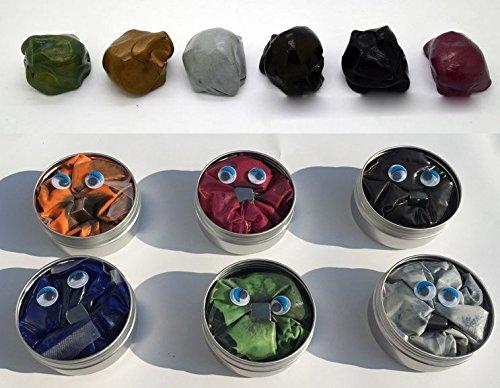 Brand New Magnetic plasticine mud creative decompression DIY toys Magnetic Putty 7 Color with Retail Box Package DHL 