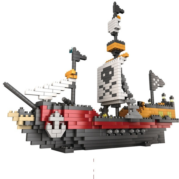 assembled building blocks corsair small particles of diamond blocks miniature children's enlightenment educational toys