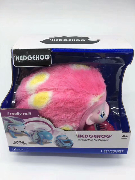 Hotkey HedgeHedgiez Elhog with Lights Sounds and Sensors by Spin Master Christmas giftby Spin Master Pink Color 