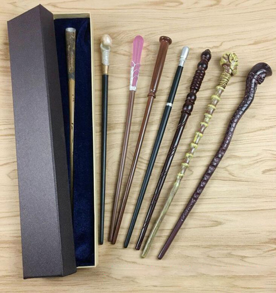 Harry Potter Magic Wand 56 Designs Metal Core Magic Wand With Gift Box Kids Cosplay Toys magic wand KKA6606