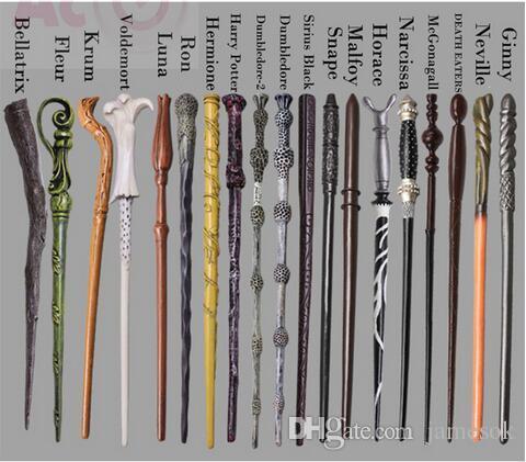 Harry Potter Wand Colsplay New Arrive Metal/Iron Core Albus Dumbledore Old Magic Magical Wand/ Elegant Gift Box c060