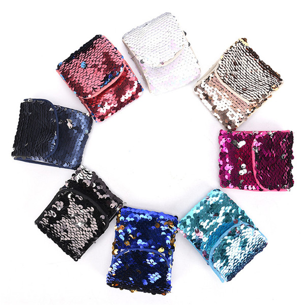 Mermaid Sequin Bracelet Wristband Cuff Sequins Bracelets Women Charm Jewelry Girl Wedding Favors Mermaid Bracelet Wristband OTH795