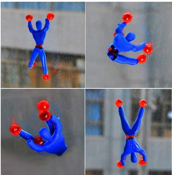 50PCS Somersault Villain Climbing A Wall Spider Man Spider Variant Child toy Superhuman Climb Wall Spiders Toys a307