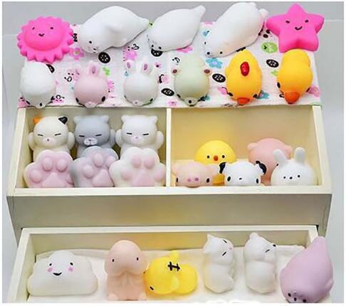 Antistress ball Mini Squeeze Toys Squishy cat Slow Rising doll Stretchy Animal Healing Stress Hand Fidget vent Toy Fun Gift