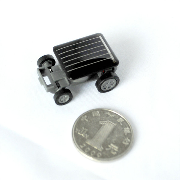 5 5ty Plastic Mini Smallest Solar Powered Robet Racing Car Toys For Children Puzzle Solars Energy Puzzle Moving Drive Cars Safe