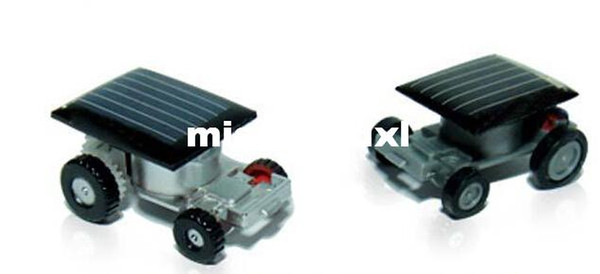 500pcs/lot New Solar Toys Gift Super Mini Toys Solar Energy Intelligent Car