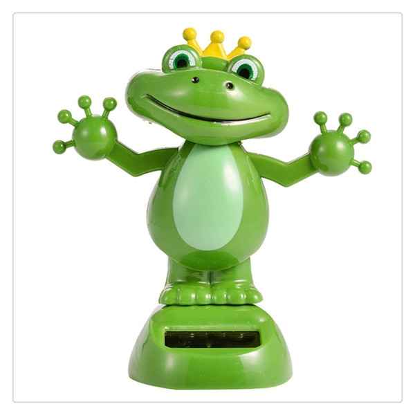 2017 New Hot Solar Powered Santa Christmas Doll Dancing Christmas Decoration CoolCar Dancing Toys Frog Owl Car Accessories Free Shipping