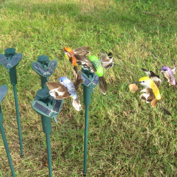 New Solar hummingbirds, butterflies garden toys, students enlightenment educational toys solar and battery combo.GIFT