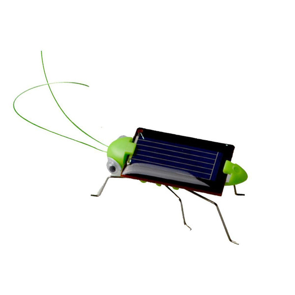 Solar 3Years 0 Grasshopper Toy Energy Kid Educational Black Gadget Powered Shaking Cockroach 15W Cockroach
