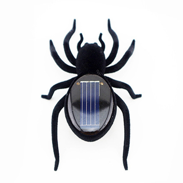 Novelty Creative Gadget Solar Power Robot Insect Car Spider For Children's Christmas Toys Gifts Xmas Festival