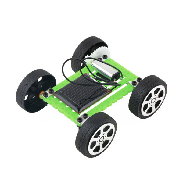 YKS Mini Solar Toy DIY Car Children Educational Puzzle IQ Gadget Hobby Robot New Sale