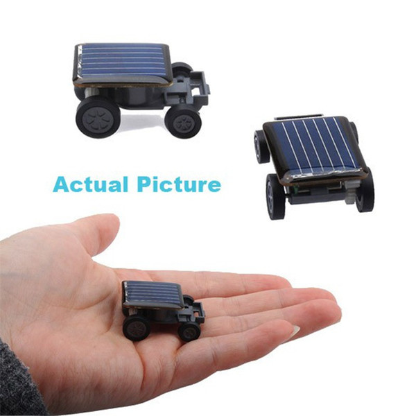 Mini Toy Solar Power Car Robot Auto Racer Educational Gadget Children Kid's Toys Gifts