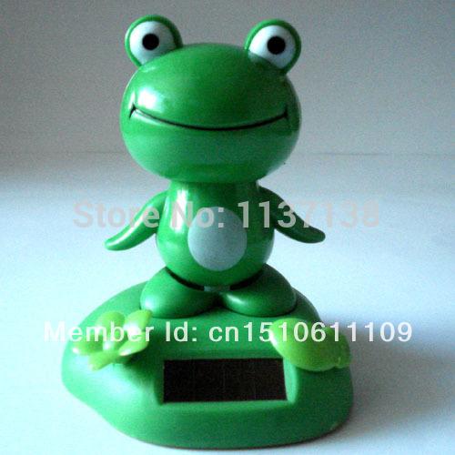 Wholesale-Free Shippng 2 Pcs Per Lot Swing Under Sunlight Or Lamp Light No Batterty BigNovelty Car Decoration Solar DancingToy