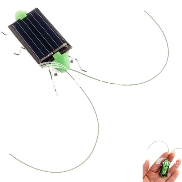 Wholesale Solar Grasshopper toys for children Solar Toys game Mini Grasshopper For Kids Fun Bug Robot Free Shipping Power Energy