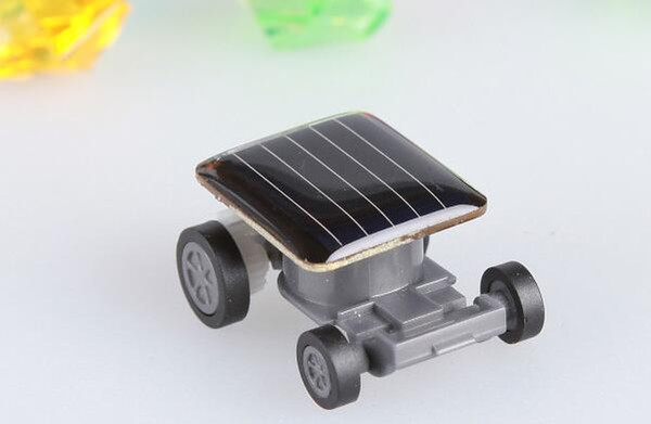 Hot sale Popular Smallest Mini Car Solar Powered Toy Car New Mini Children Solar Toy Gift Free 