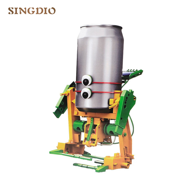 Solar Power 6-in-1 DIY Walking robot yacht drummer Flying bird science model intelligence education novelty toys children gift