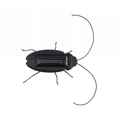 New toy Kids Solar Toys Power Energy Solar Cockroach 6 Legs Black Children Insect Bug Teaching Fun Gadget Toy Gift For Kids