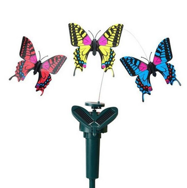 Beautiful Peradix Vibration Solar Power Dancing Flying Butterflies Hummingbird Garden Decoration Solar Power Toys for kids