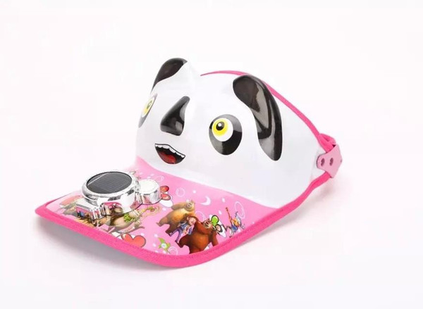 2015 explosion models new solar fan cap child children empty top hat visor boys and girls do promotions