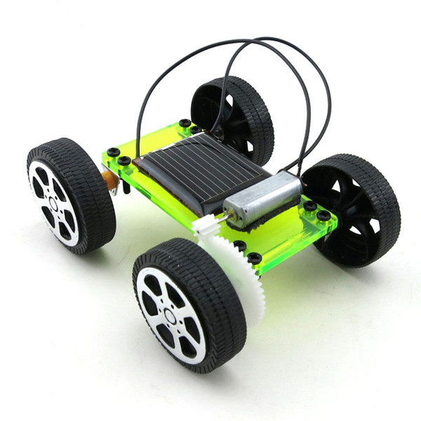 1 Set Mini Solar Powered Toy DIY Car Kit Children Educational Gadget Hobby Funny Playing Kids Toys For Children Drop Shipping