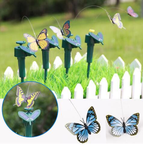 New Solar humming birds, butterflies garden toys, students enlightenment educational toys solar and battery combo