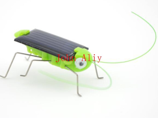 Free HOT Cute mini Solar Power Energy Crazy Grasshopper Cricket children funny Toys Toys for kids children