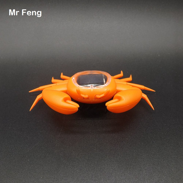 Fun Game Cute Crab Solar Power Toy, Novelty Trick Game Christmas Gift Gadget ( Model Number Solar-Crab )