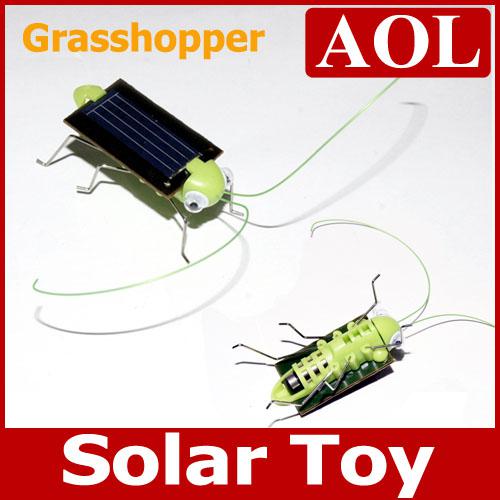 Funny Solar Insect Solar Grasshopper Solar Cricket Educational Toy birthday gift