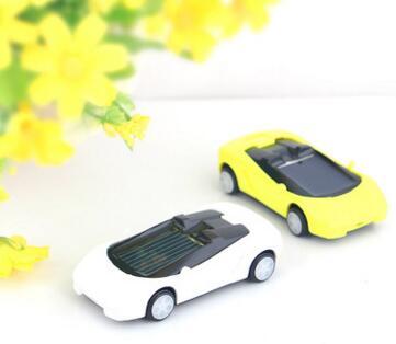 Free shipping Smallest Solar Power Racing Car Mini solar toys solar energy toys