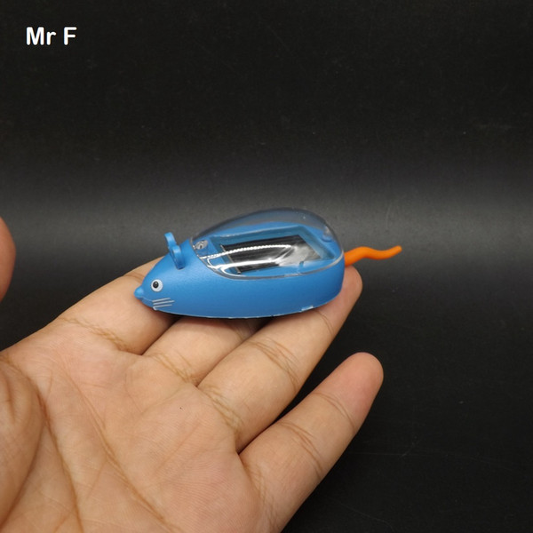 Small Mouse Solar Toys For Kids Power Educational Prop Game Children Solar Energy Toys Teaching Prop