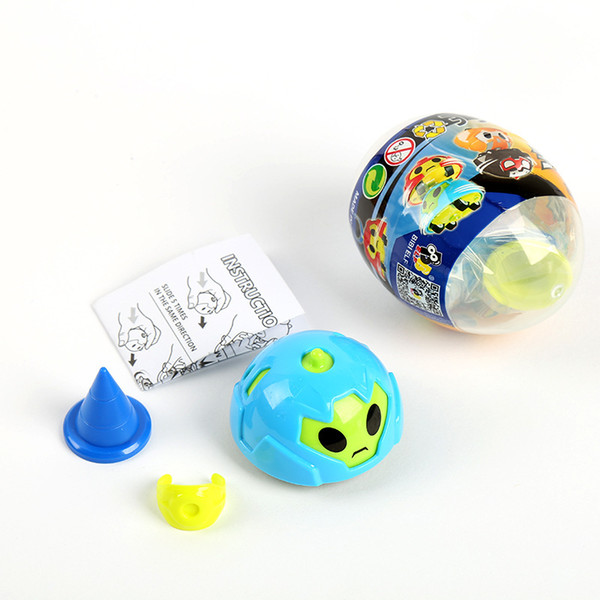 NEW Children's Multi-Function Competitive Cartoon Gyro Toy kids Inertia Insect Car Baby Racing Collision Spinning Top Early Education 24pcs