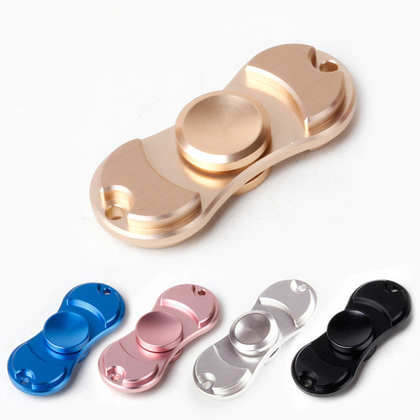 5 Colour Tri Fidget Hand Spinner Finger Gyro Aluminum Material For Autism and ADHD Rotation Time Long Anti Stress Toys