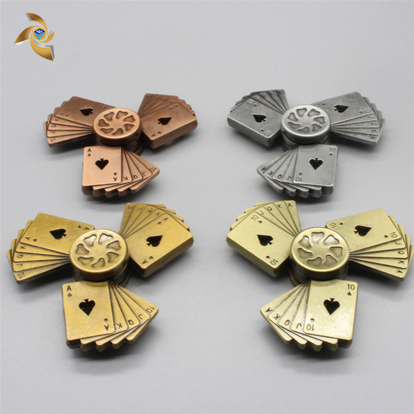 new finger toy poker fingertip gyro metal flush finger gyro children's toys welcome to order 