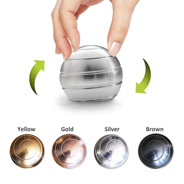 100pcs/set Decompression Finger Gyroscope Rotating Gyro Spherical Desk Gyroscope Desk Toy Optical Illusion Flowing Finger Toy For Adult Y3