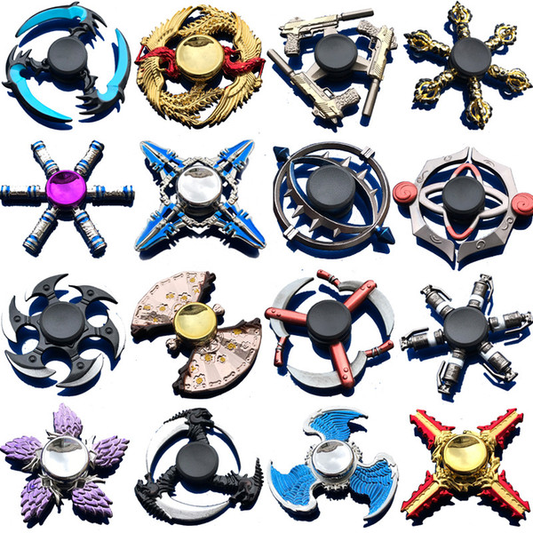 100 types fidget Spinner Fingertip Gyro games hand Spinners Dragon wings eye Decompression Anxiety Toys ST883