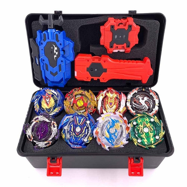 Tops Set Launchers Beyblade Toupie Metal God Burst Spinning Blades Toy Wholesale