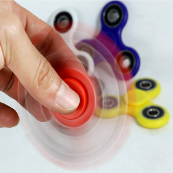 Fidget Spinner ABS Hand Spinner For Killing Time ADHD Anti Stress EDC Fingertip Gyro Plastic Toys 6 colors