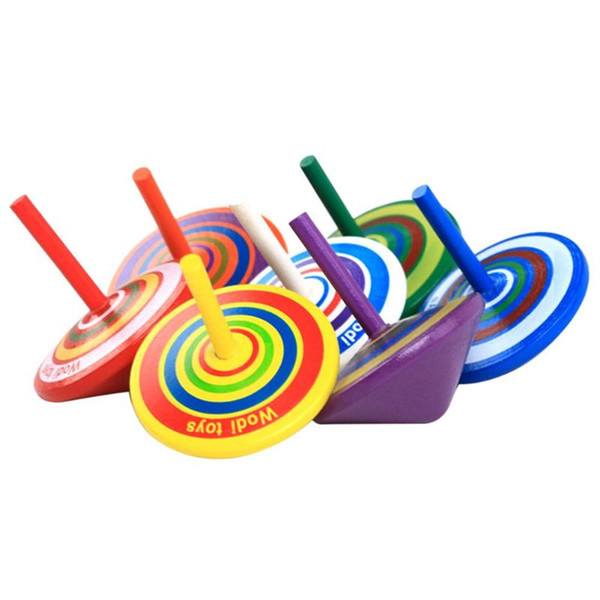 Wood Gyro Kid Wood toys Kids Toys Children Relief Stress Desktop Spinning Top Toys children Birthday Festival