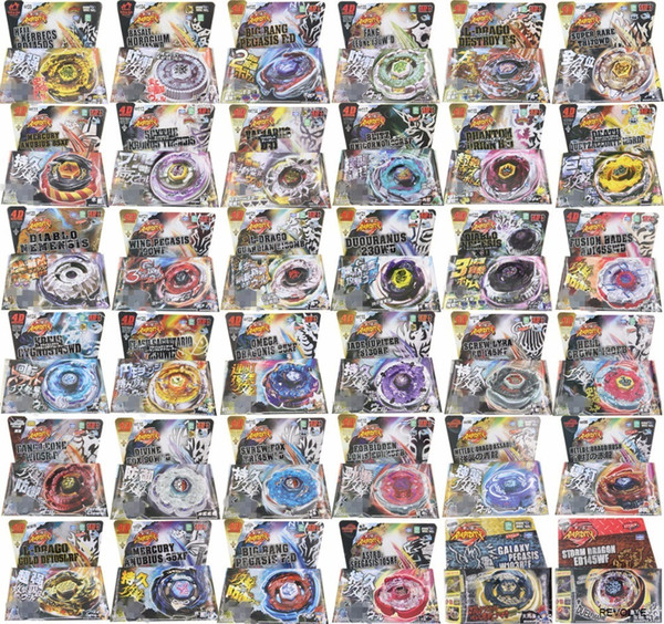 New Arrive!! 16pcs/lot 30 Style Bb104-bb128 4d Metal Beyblade With Launcher Christmas Children Day Gift J190427