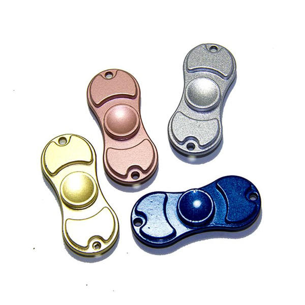 Rainbow Hand Spinner Crabs Leg Style Leaves Gyro Cyclone Fidget Spinner EDC aluminium alloy HandSpinner Decompression Anxiety Toys