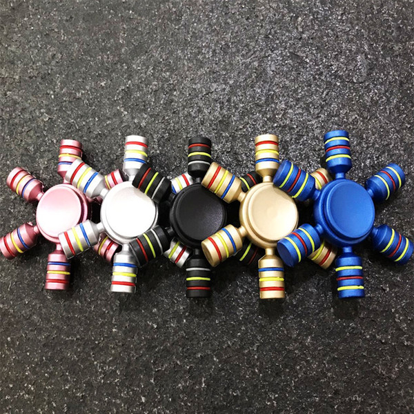 Hot Fidget Spinner Hexagonal Plastic HandSpinner Hand Spinners Finger EDC Toy For Decompression Anxiety Ceramic Ball Bearing EDC Desk Toy