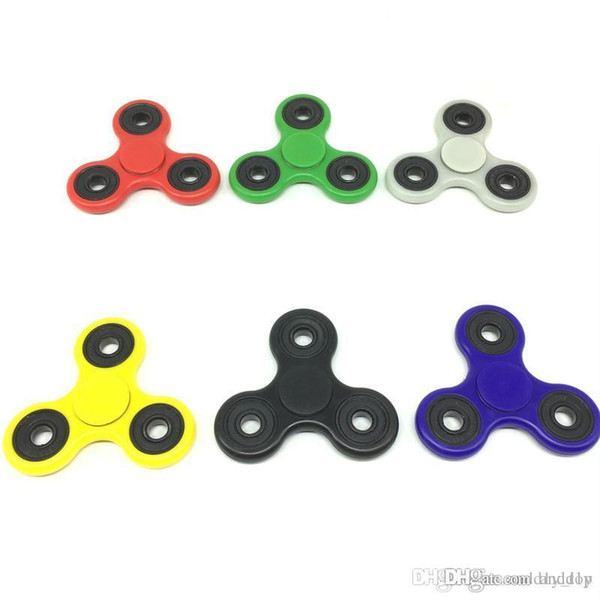 EDC Fidget Spinner toy finger spinner toy Hand tri spinner HandSpinner EDC Toy For Decompression Anxiety Toys with retailed box