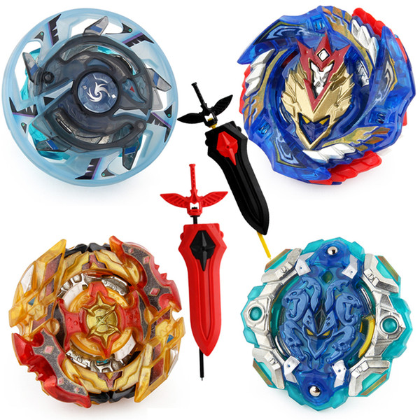 Mksafn Beyblade Burst Metal Booster Top Starter Gyro Spinning Battle Fight Toy with L-R String Launcher Sword Launcher no Box