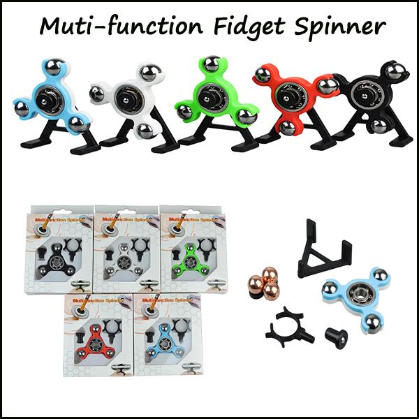 Muti-function Spinner Snap Fidget Spinners HandSpinners EDC Toy Decompression Toy Adults Focus Anti Stress with retail Box