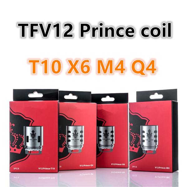 30PCS 100% TFV12 Prince Cloud Beast Coil Head Replacement V12 Q4 X6 T10 M4 Coils Massive Vapor Vape Core Tank