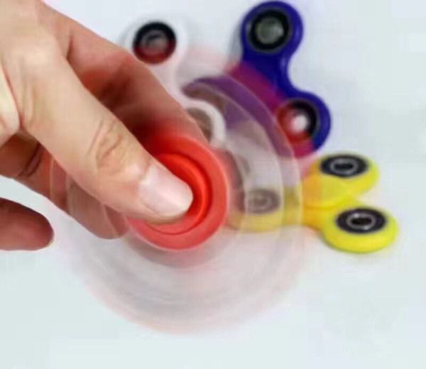 HandSpinner Fingertips Spiral Fingers Fidget Spinners EDC Hand Spinner Acrylic Plastic Fidgets Toys Gyro Toys With Retail Box