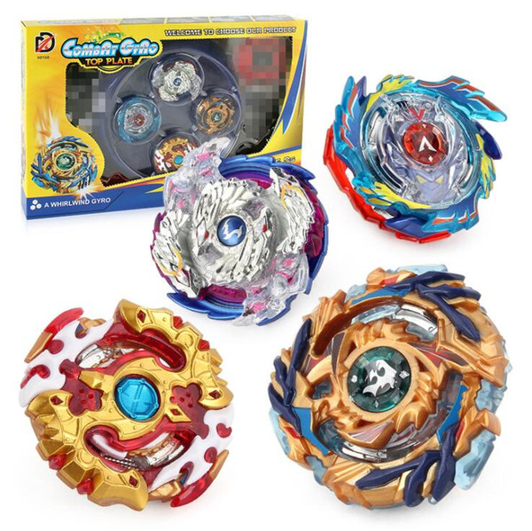 4PCS Boxed bayblade Beyblade Burst 4D Set With Launcher Arena Metal Fight Battle