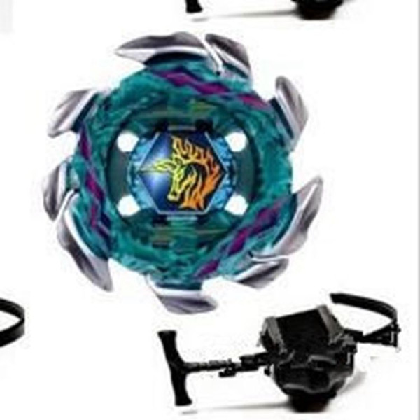 Beyblades Launchers Constellation gyro Hand top emitter Assembly explosion 4D Launcher Alloy Metal Master Fight Double Black Power